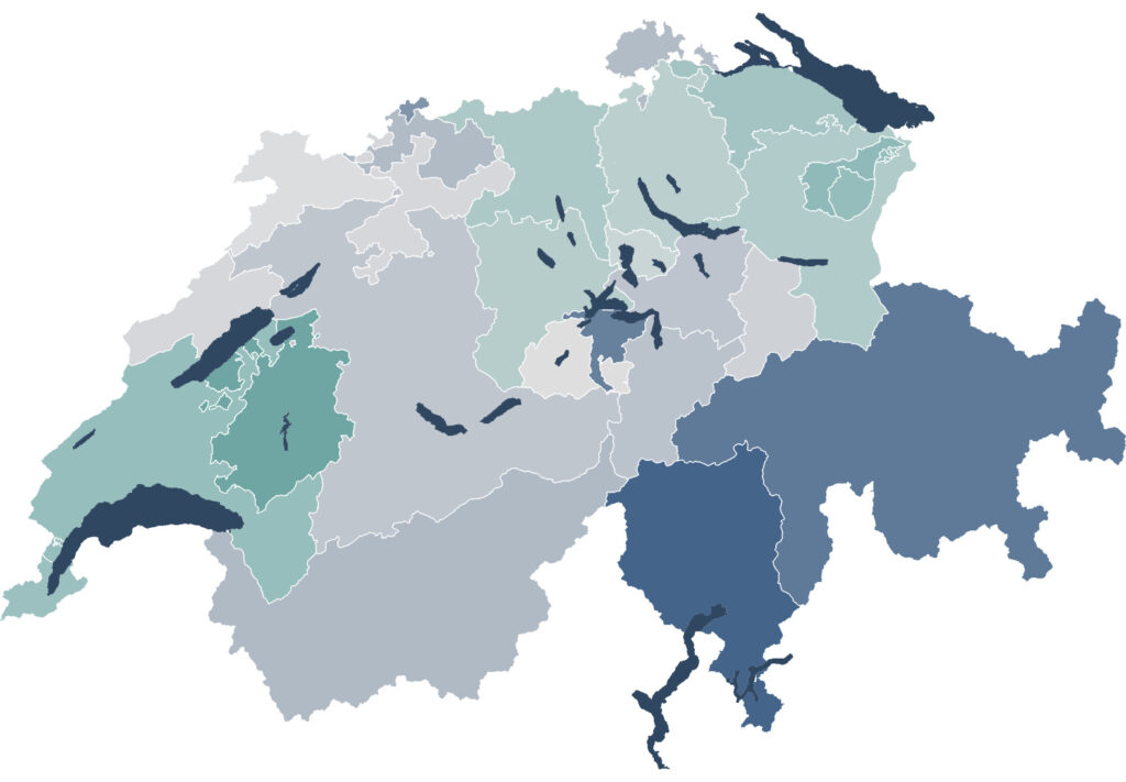 Part des enfants de moins de 12 ans au sein de la population des cantons suisses